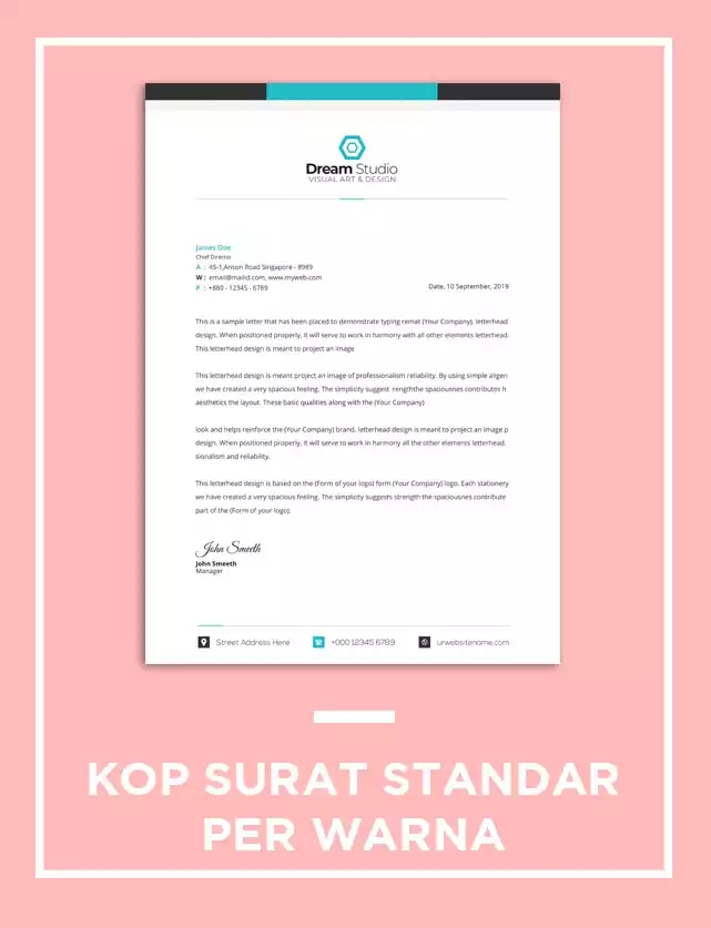 kop surat standar